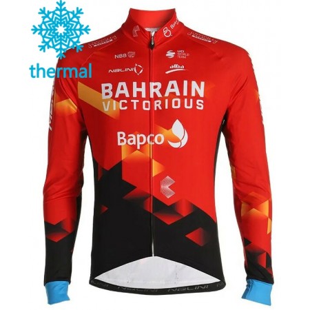 Maglia 2021 Team Bahrain Victorious Winter Invernale N001